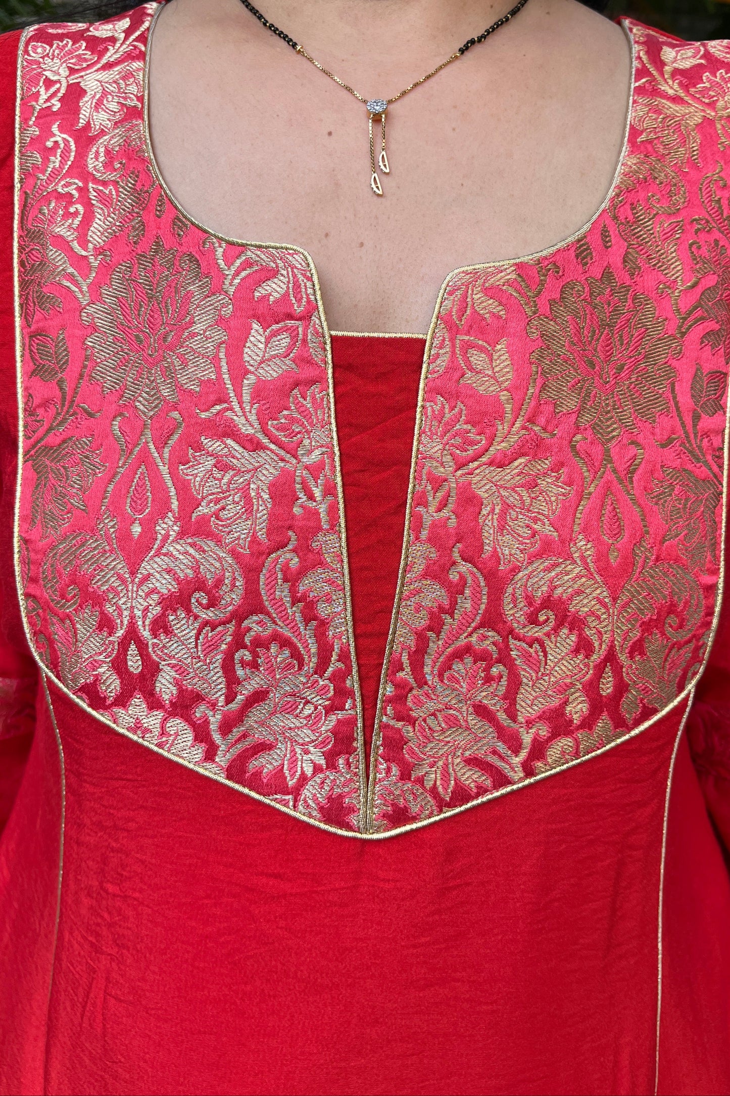 Buy cotton silk kurta for women