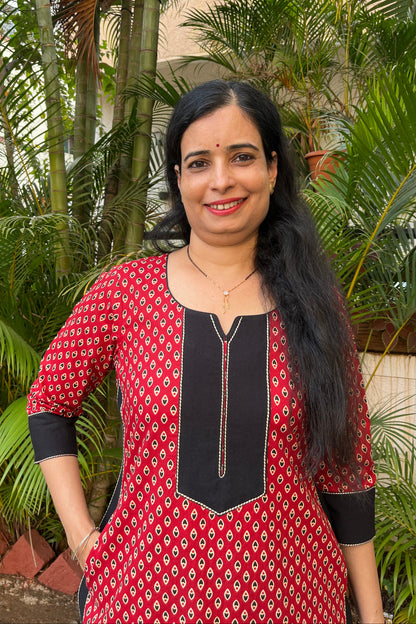 Sakshi Cotton Kurta ( With Add - on Bottom)