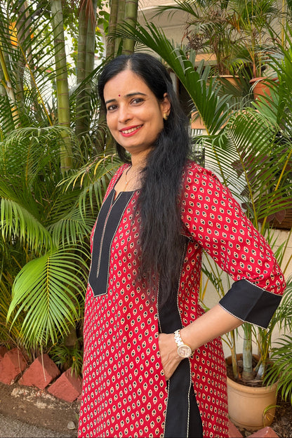 Sakshi Cotton Kurta ( With Add - on Bottom)