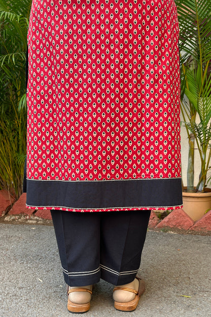 Sakshi Cotton Kurta ( With Add - on Bottom)