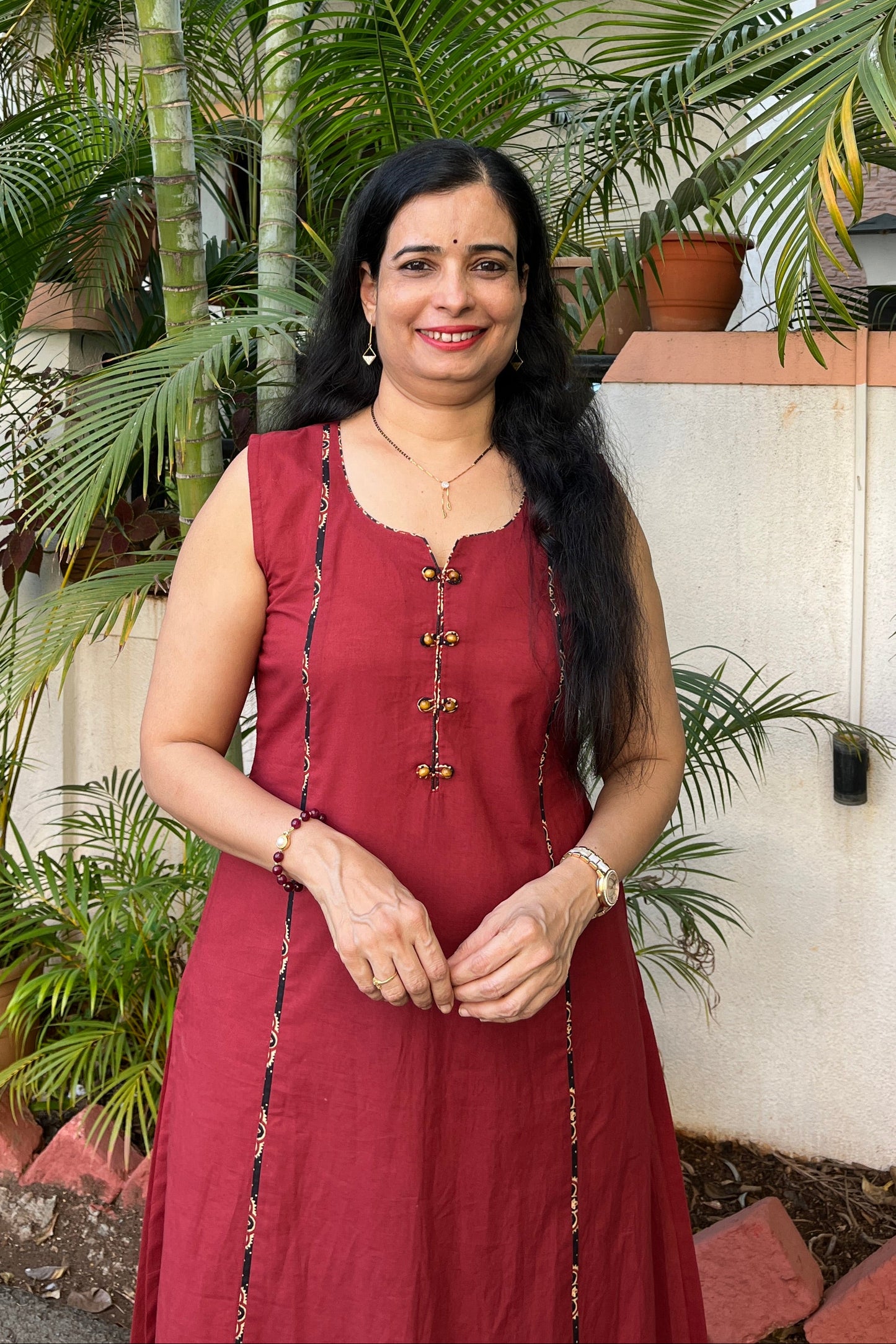 Samaira cotton kurta (With Add - on Bottom)