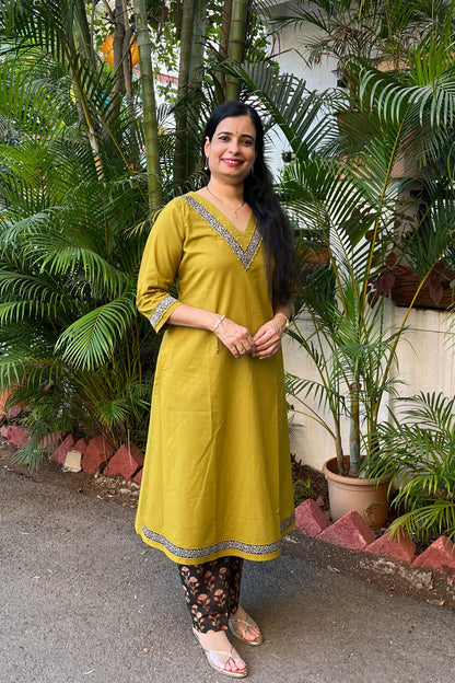 Shop A line kurta set for ladies