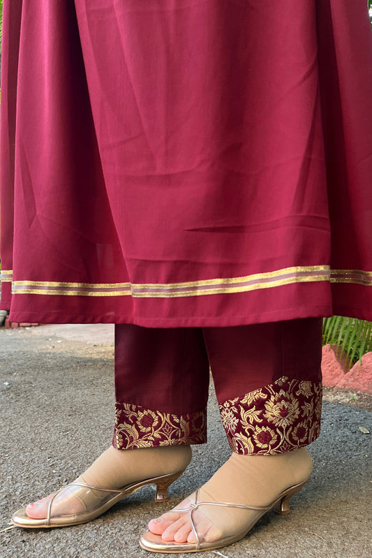 Purchase Handwork Gorgette Kurta Online