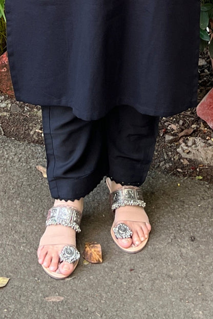 Akshita patch work kurta pant set (Bottom)