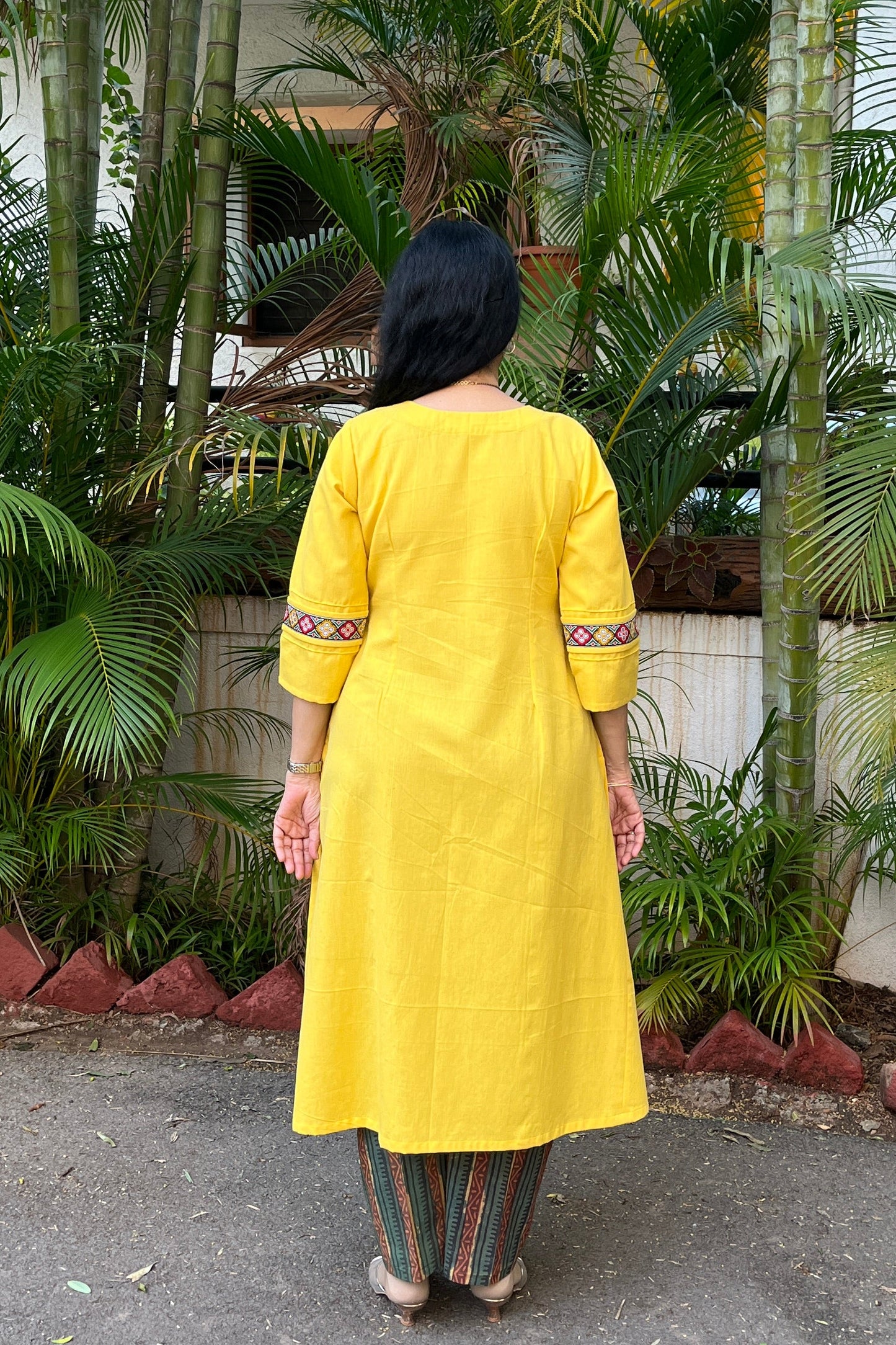 Sanjana Flex Cotton Kali Kurta (With Add - on Bottom)