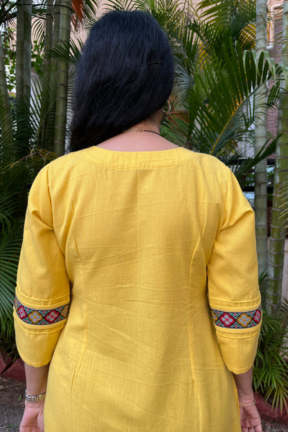 Sanjana Flex Cotton Kali Kurta (With Add - on Bottom)