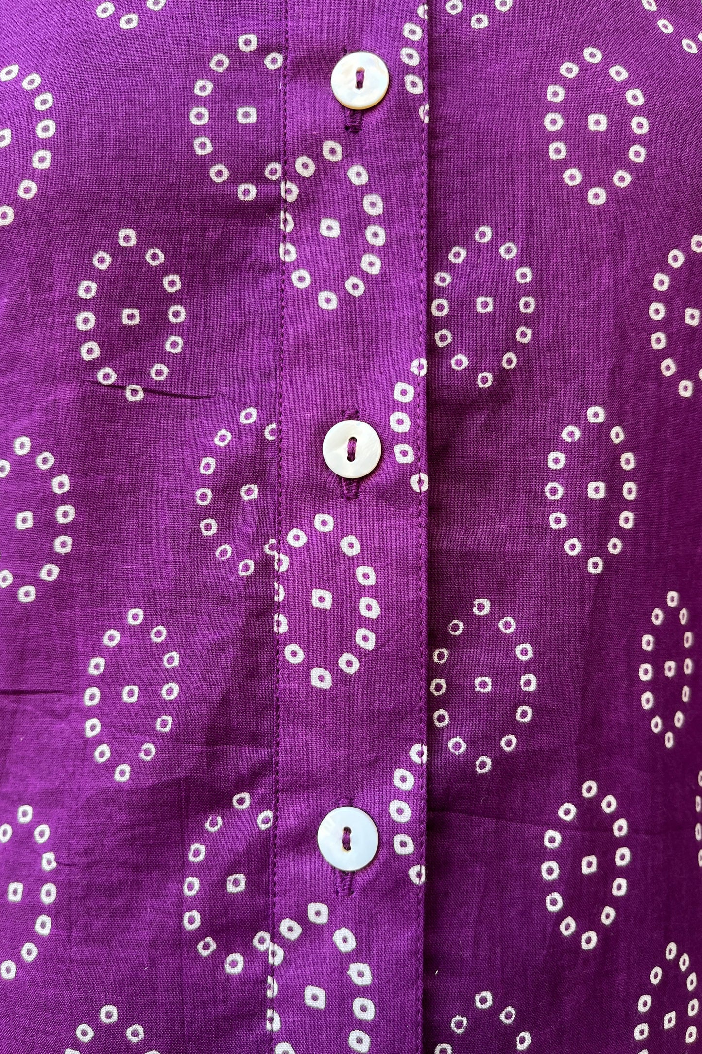 Shaila Purple Cotton Kali Dress