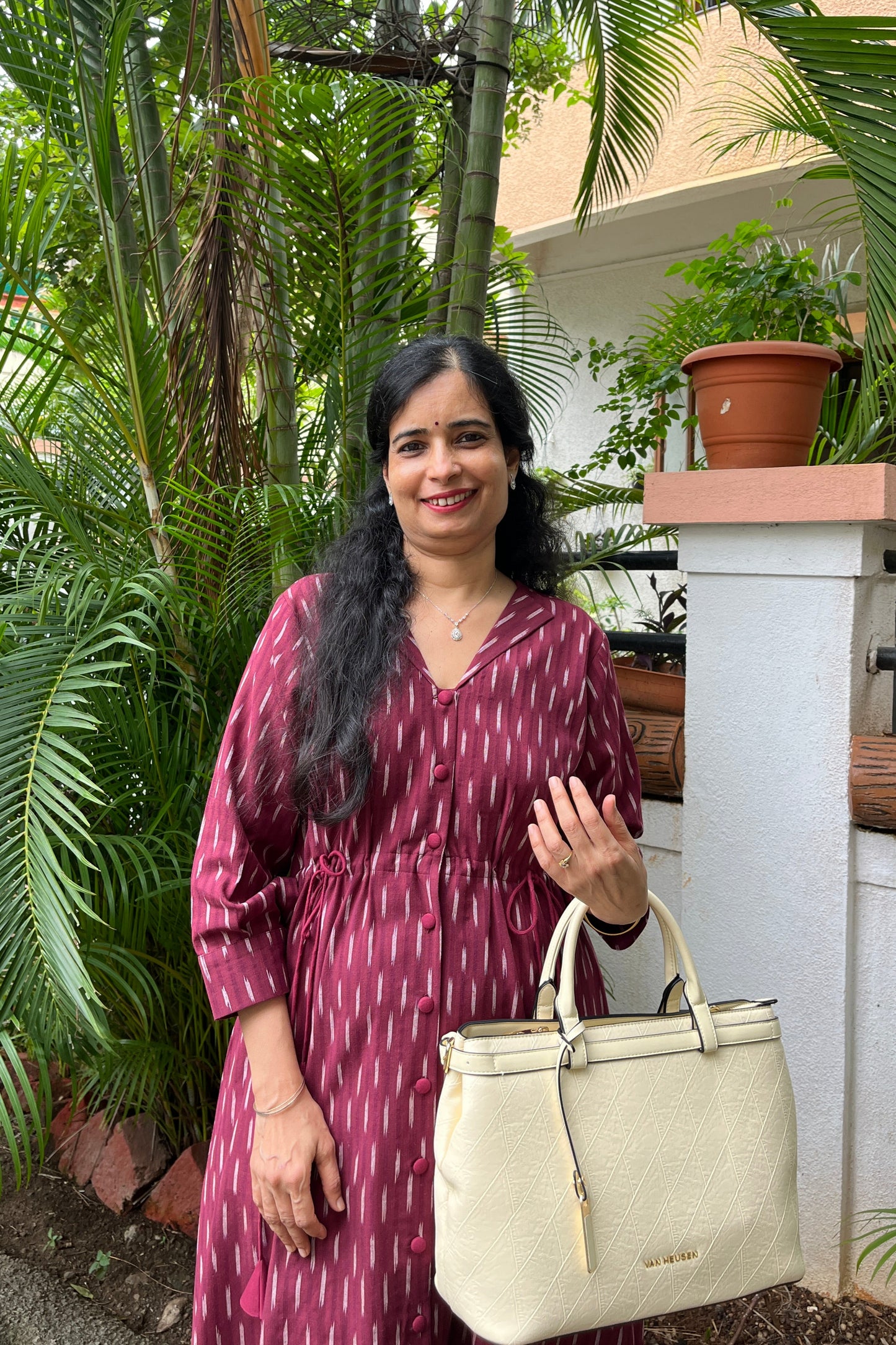 Asha Ikkat Cotton Dress