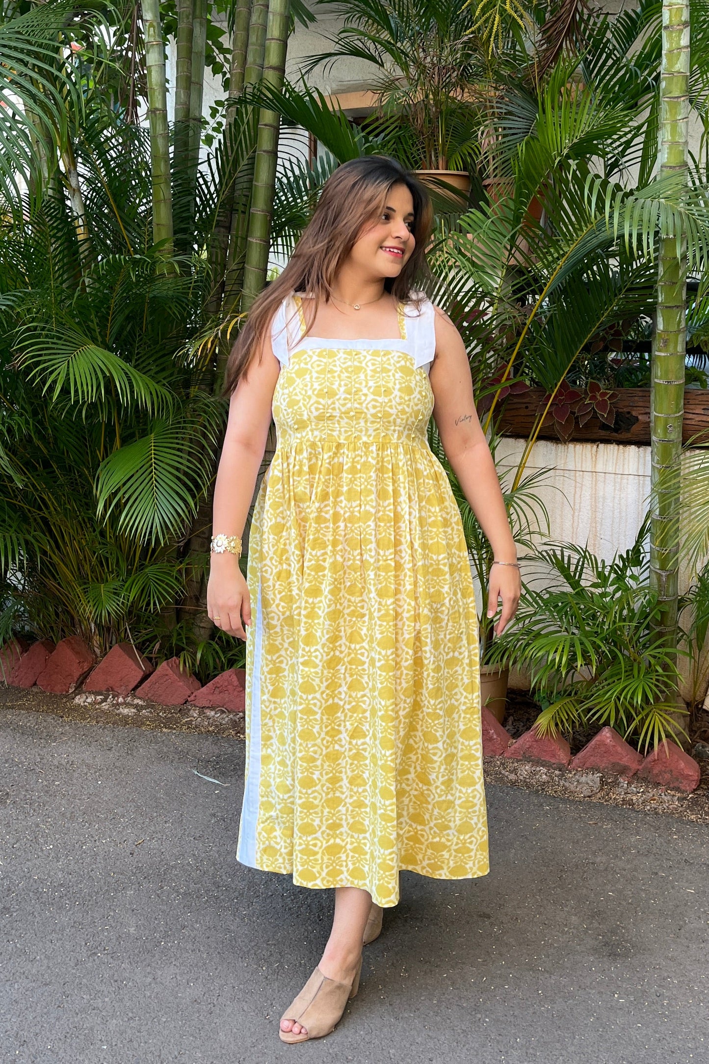 Sharvari Handwork Cotton Dress