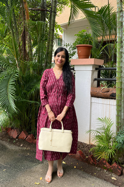 Asha Ikkat Cotton Dress