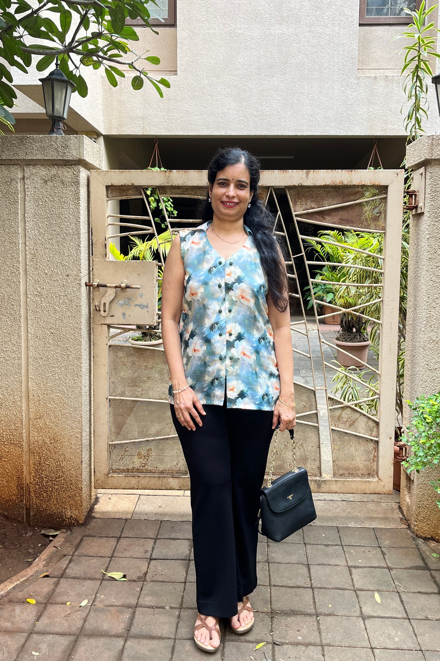 Chaitali linen Cotton Top