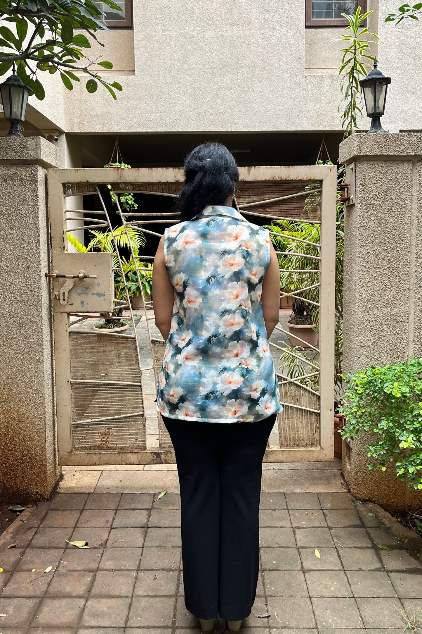 Chaitali linen Cotton Top