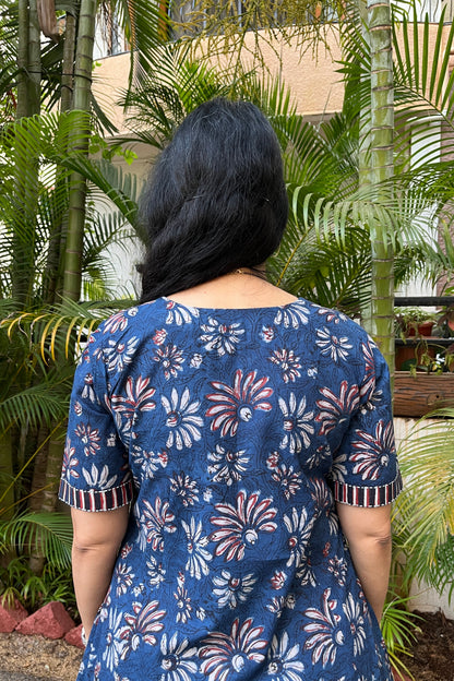 Siva Hand Block Cotton Dress
