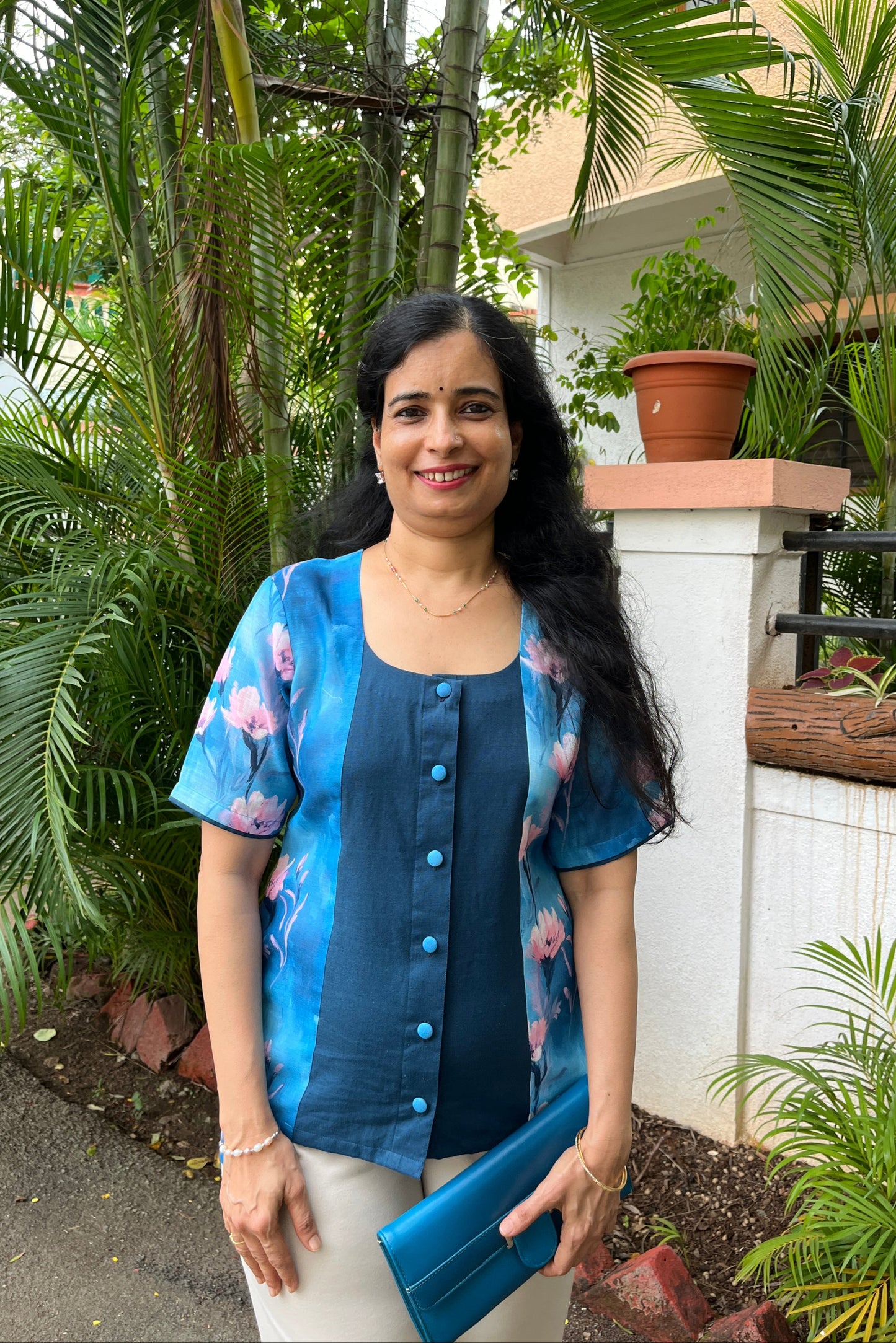 Damini Linen Cotton Top