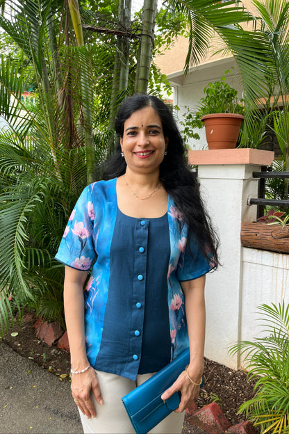 Damini Linen Cotton Top