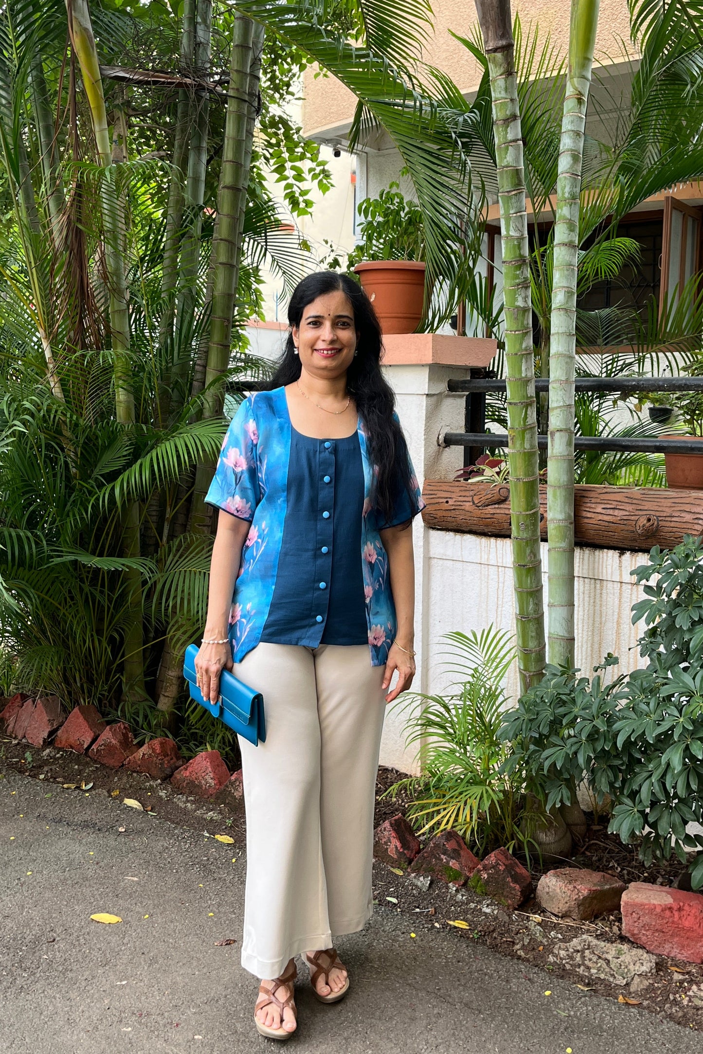 Damini Linen Cotton Top