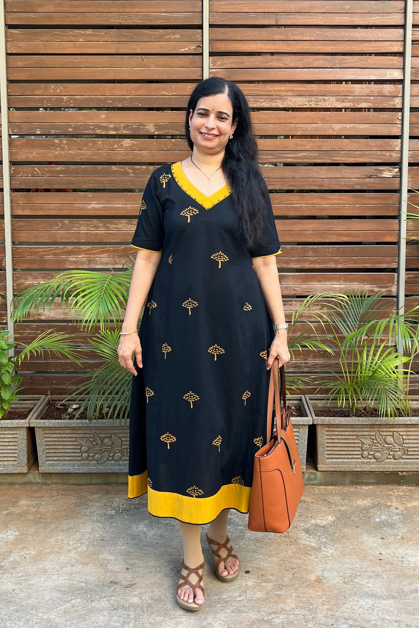Dipika Block Printed Cotton Dress