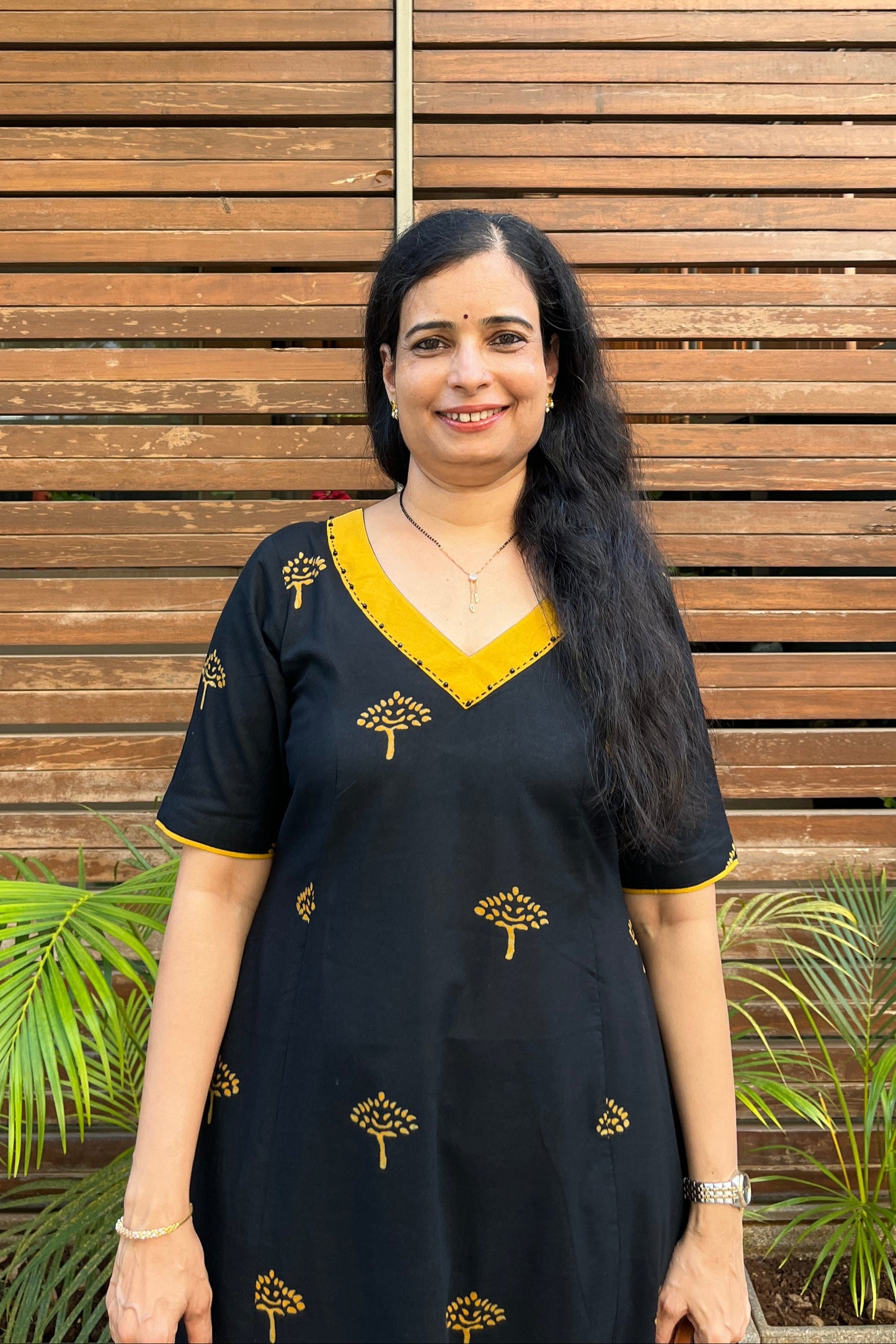 Dipika Block Printed Cotton Dress