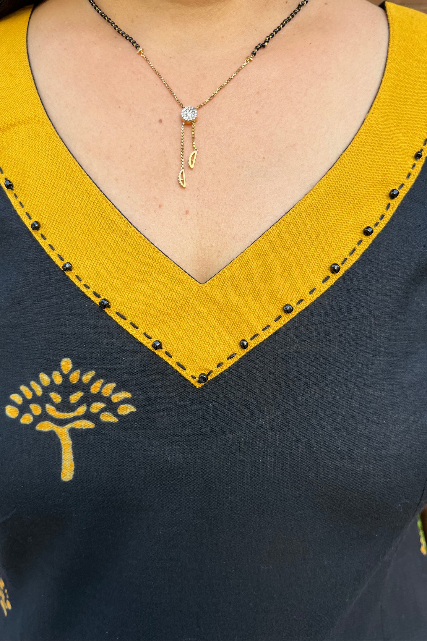Dipika Block Printed Cotton Dress