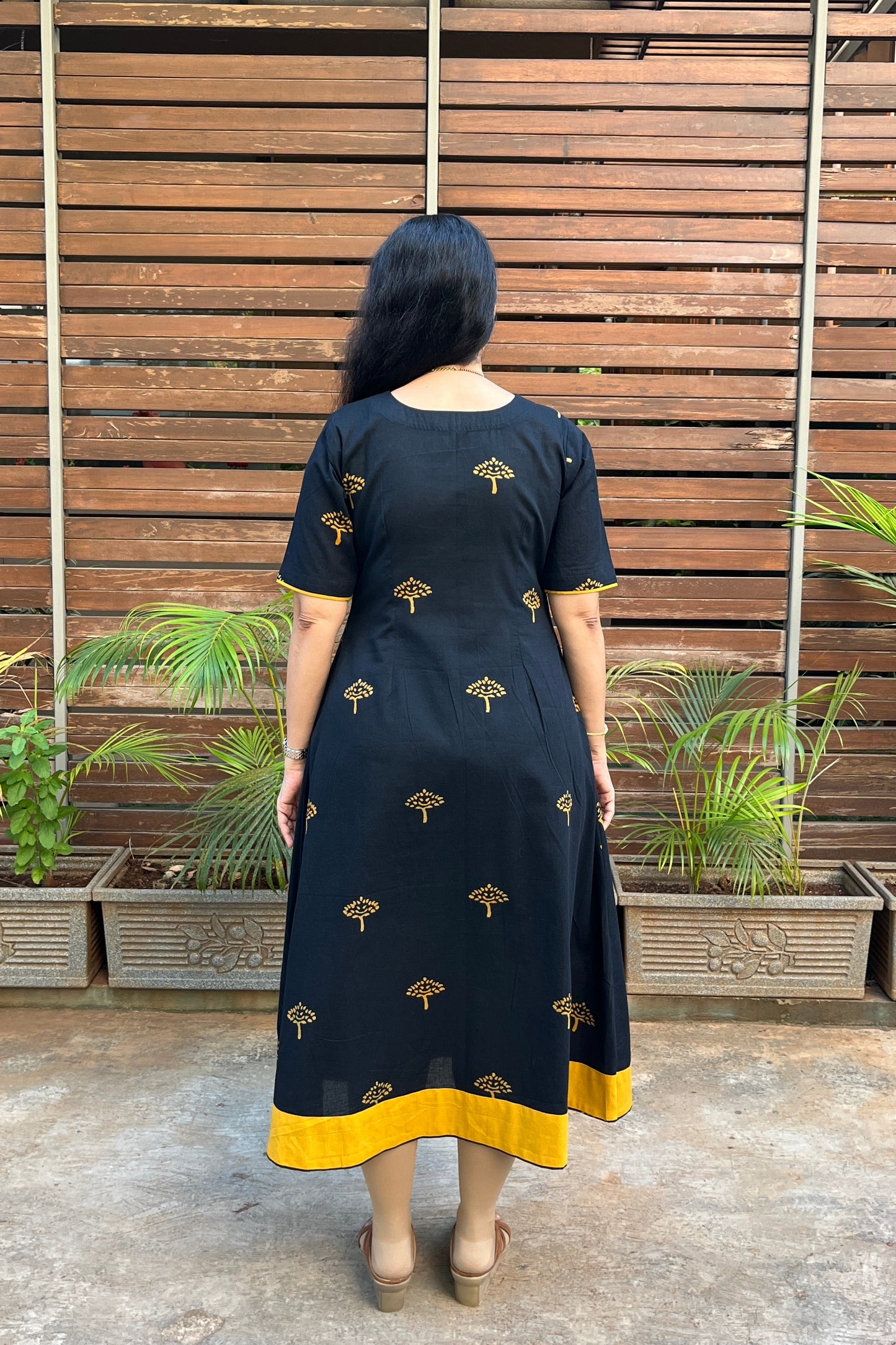 Dipika Block Printed Cotton Dress