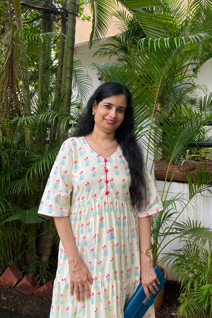 Gaurika Cotton Dress