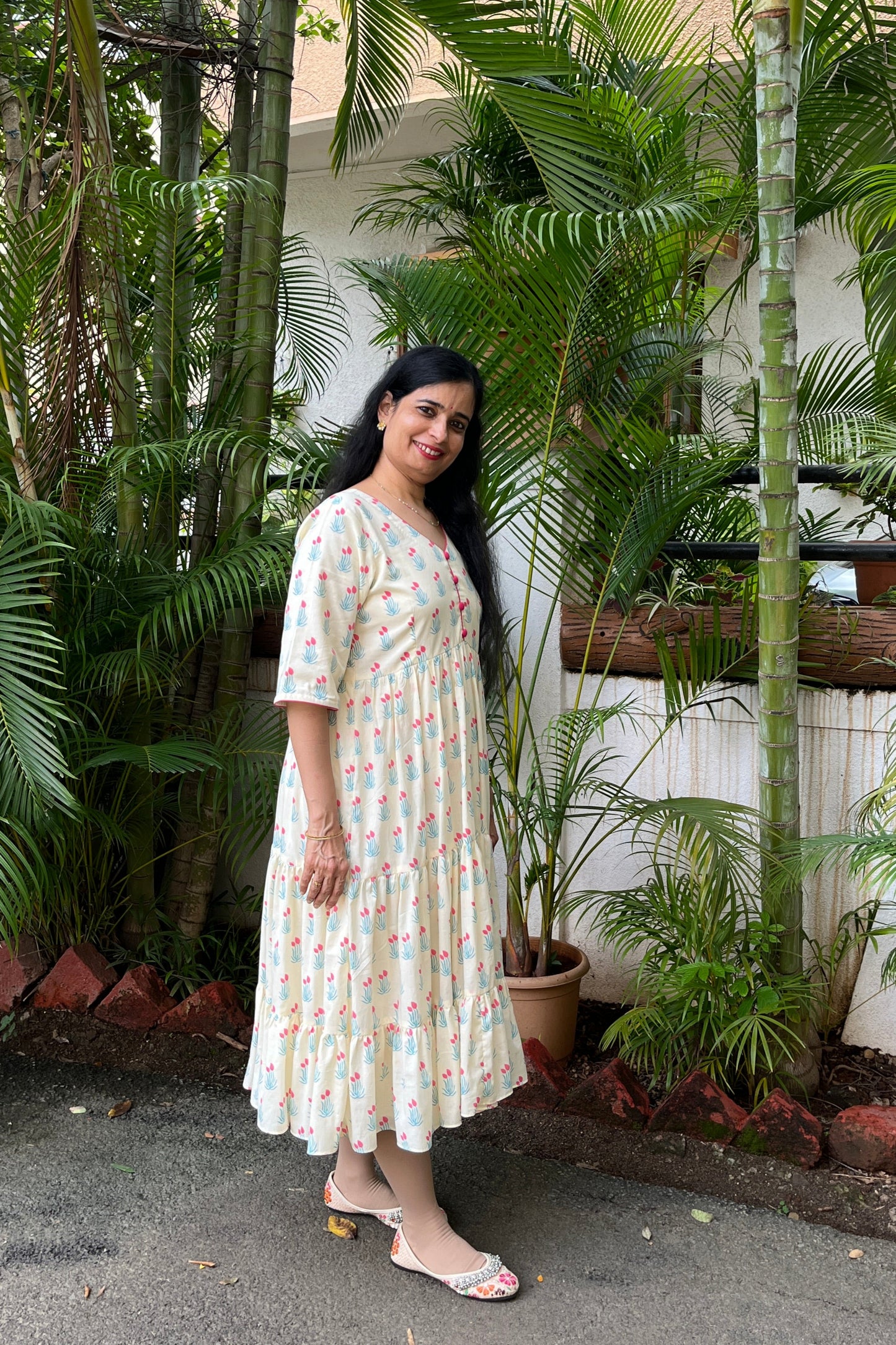 Gaurika Cotton Dress