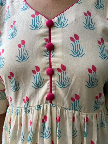 Gaurika Cotton Dress