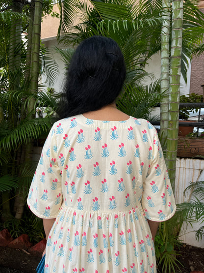 Gaurika Cotton Dress