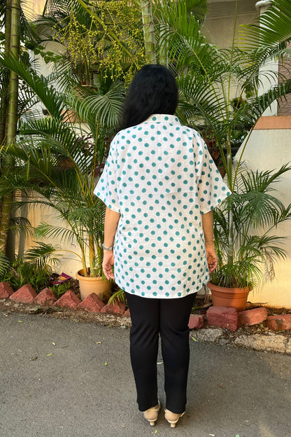 Vrushali Block Printed Cotton Top