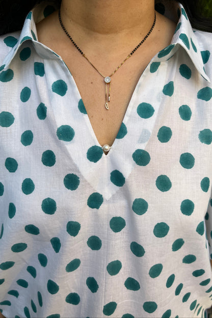Vrushali Block Printed Cotton Top