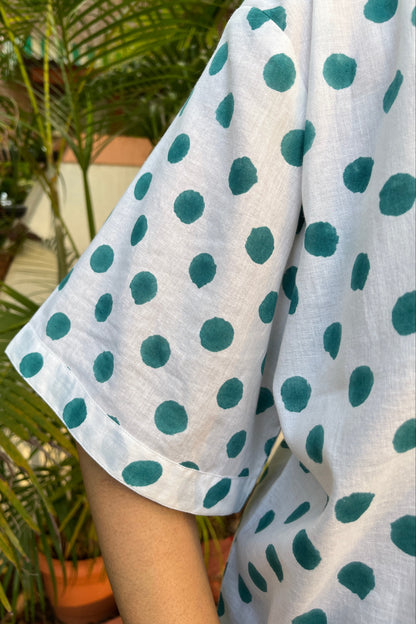 Vrushali Block Printed Cotton Top