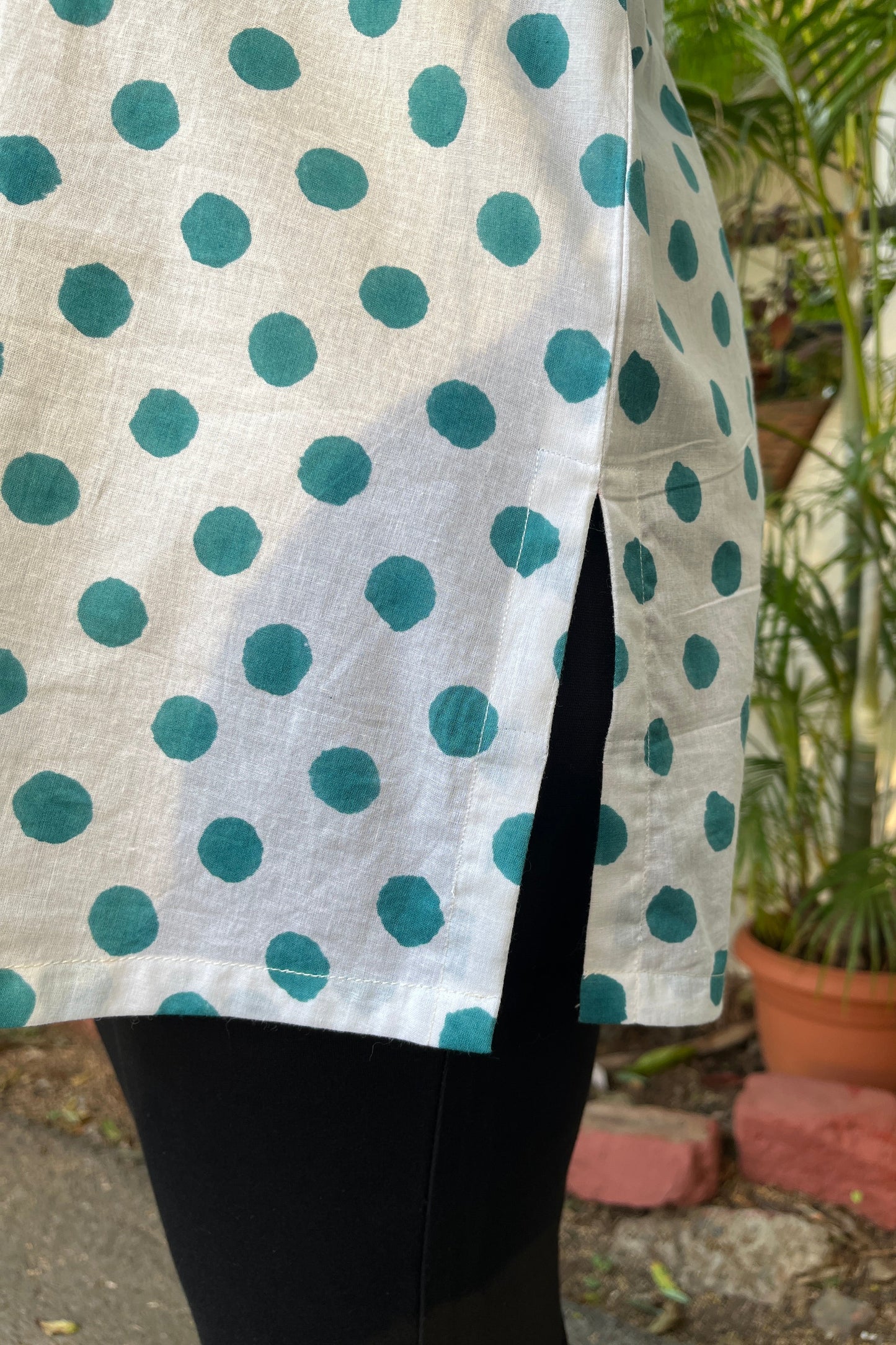 Vrushali Block Printed Cotton Top
