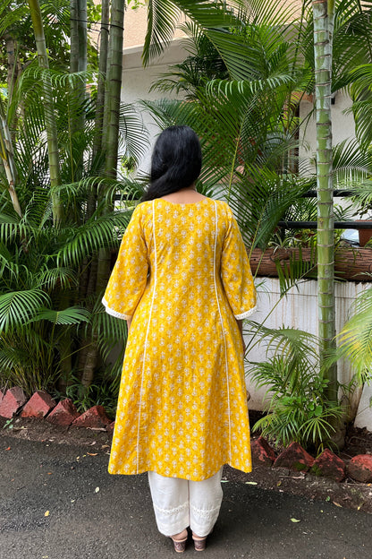 Hamsika kurta (With Add-on Bottom)