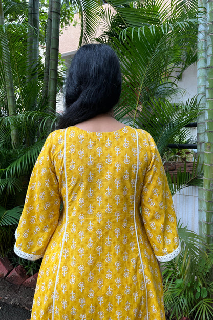 Hamsika kurta (With Add-on Bottom)