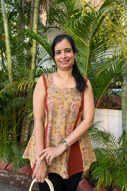 Mamta Kalamkari Cotton Top