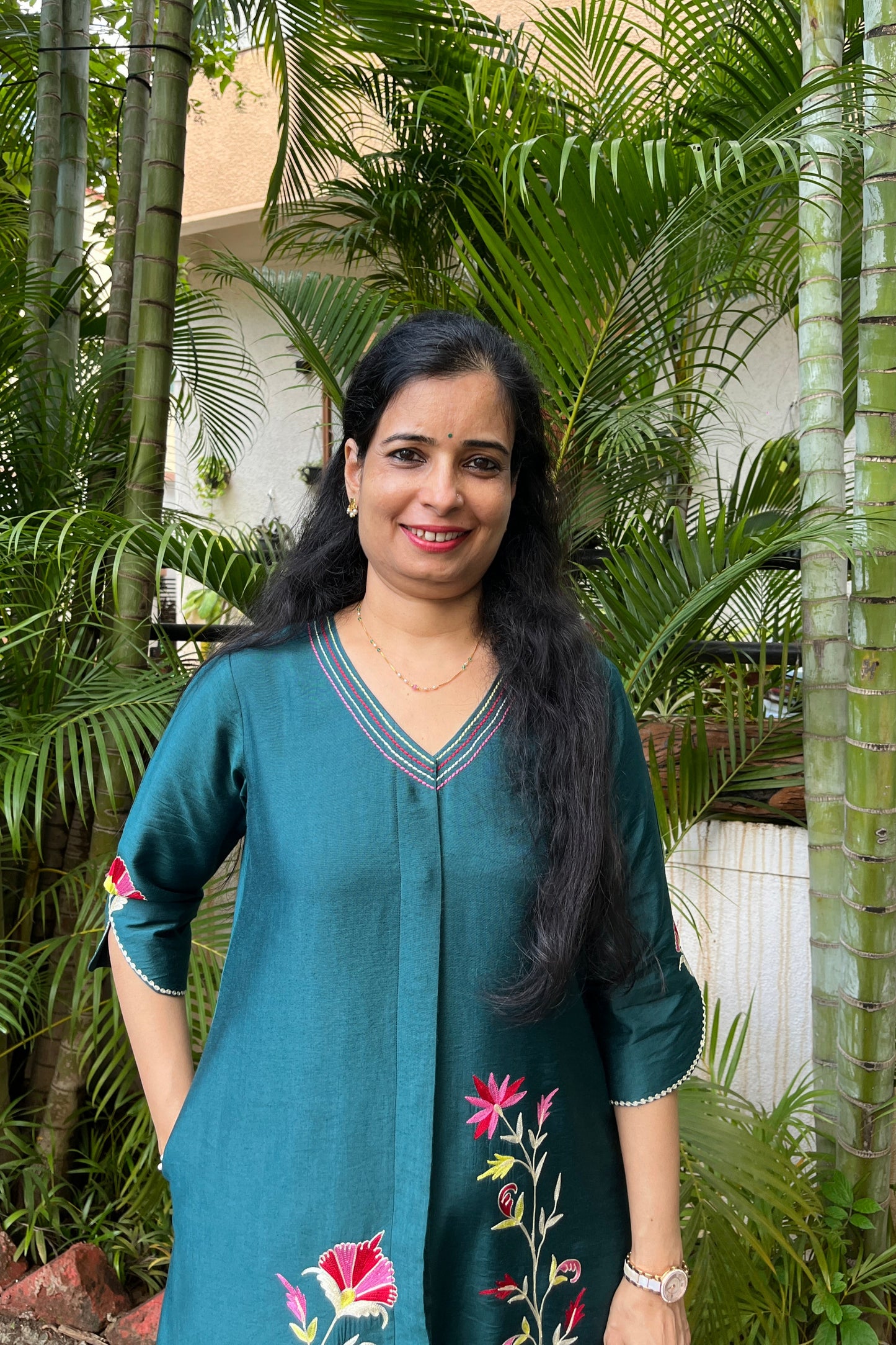 Kashvi Cotton Silk Dress