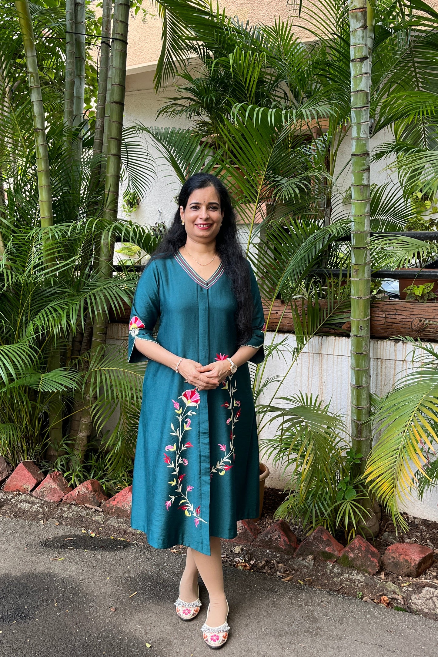 Kashvi Cotton Silk Dress