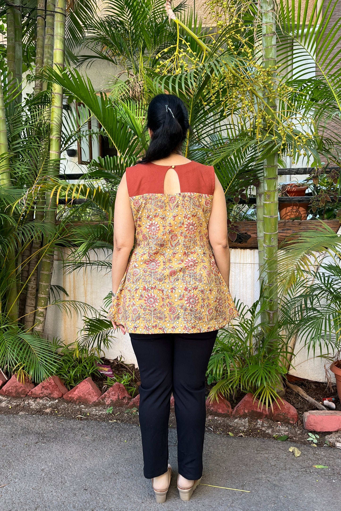 Mamta Kalamkari Cotton Top