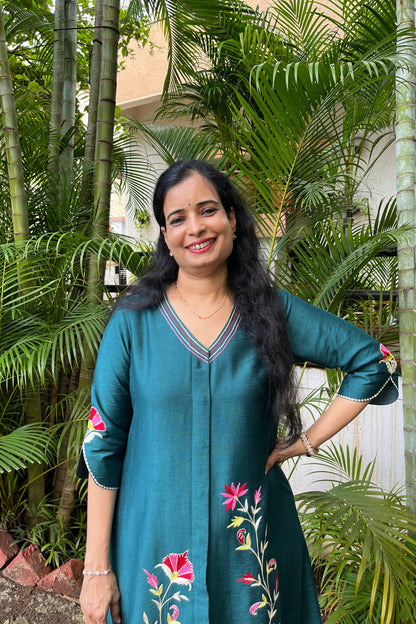 Kashvi Cotton Silk Dress