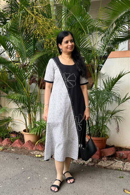 Madhu Ikkat Cotton Dress