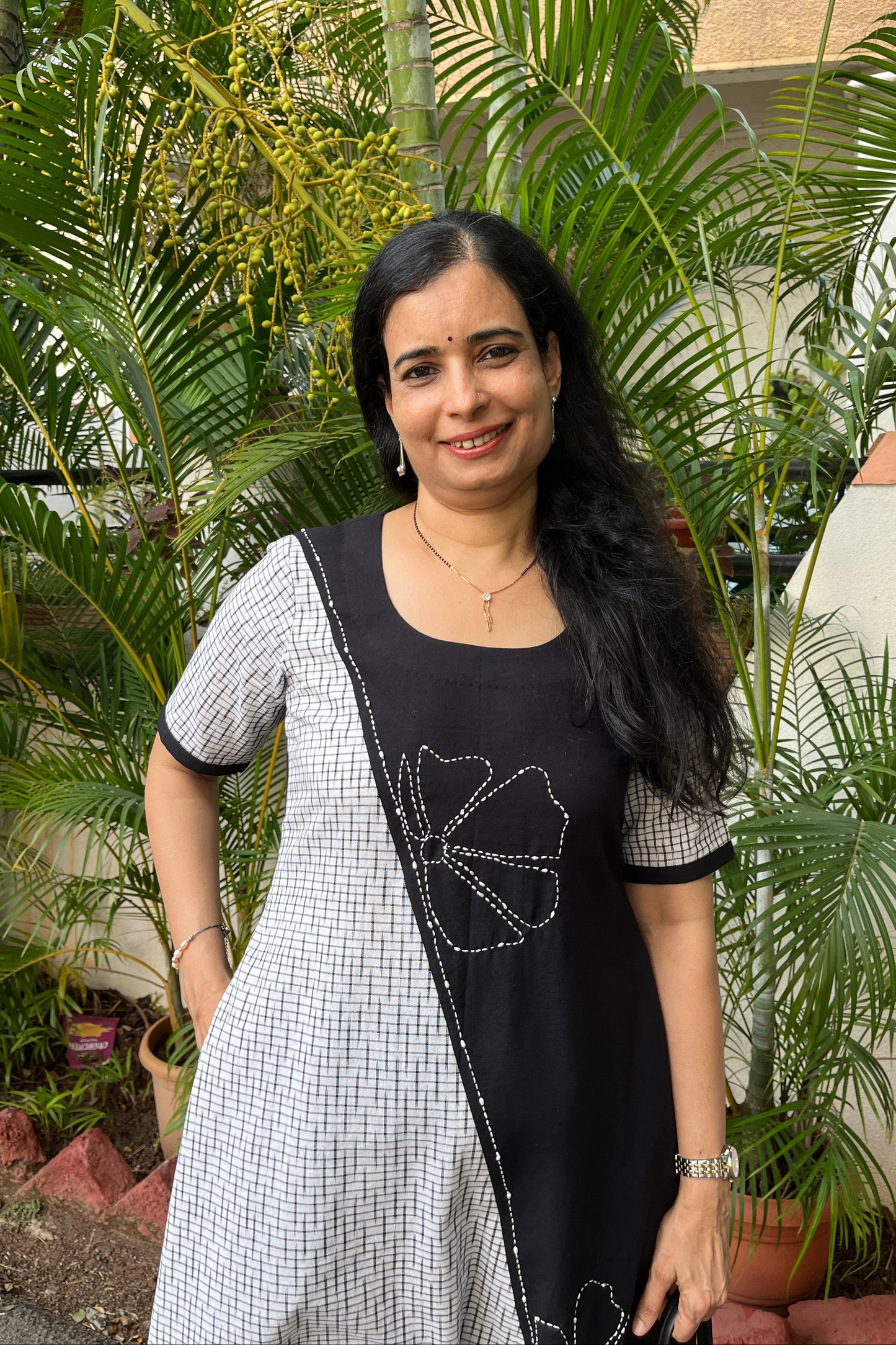 Madhu Ikkat Cotton Dress