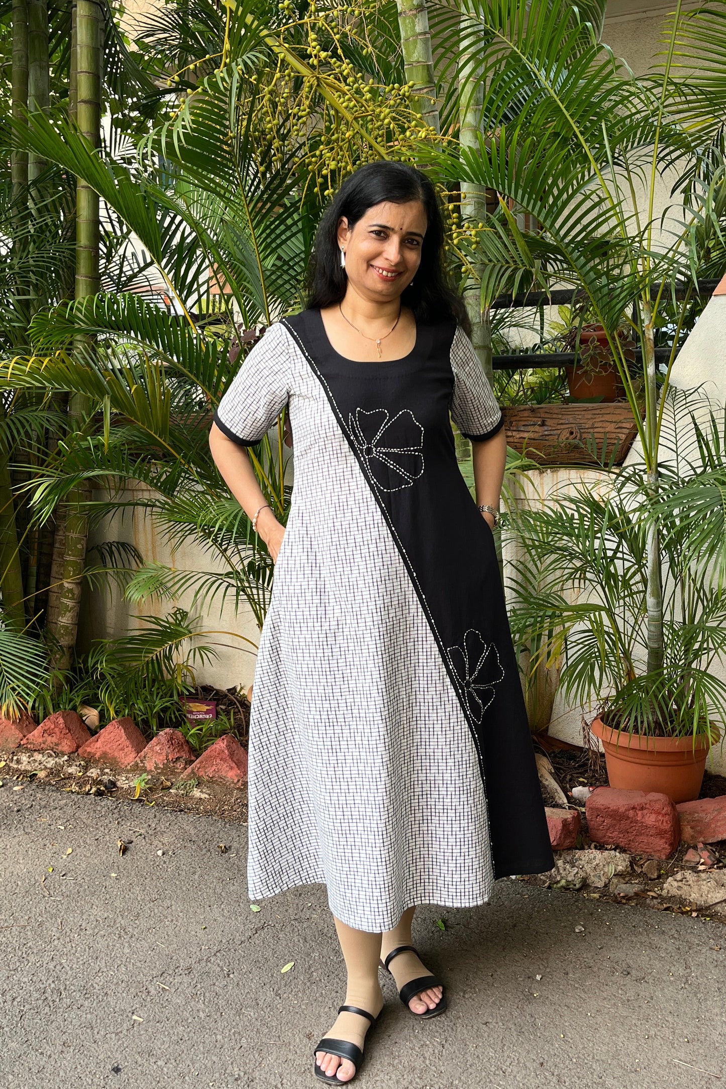 Madhu Ikkat Cotton Dress