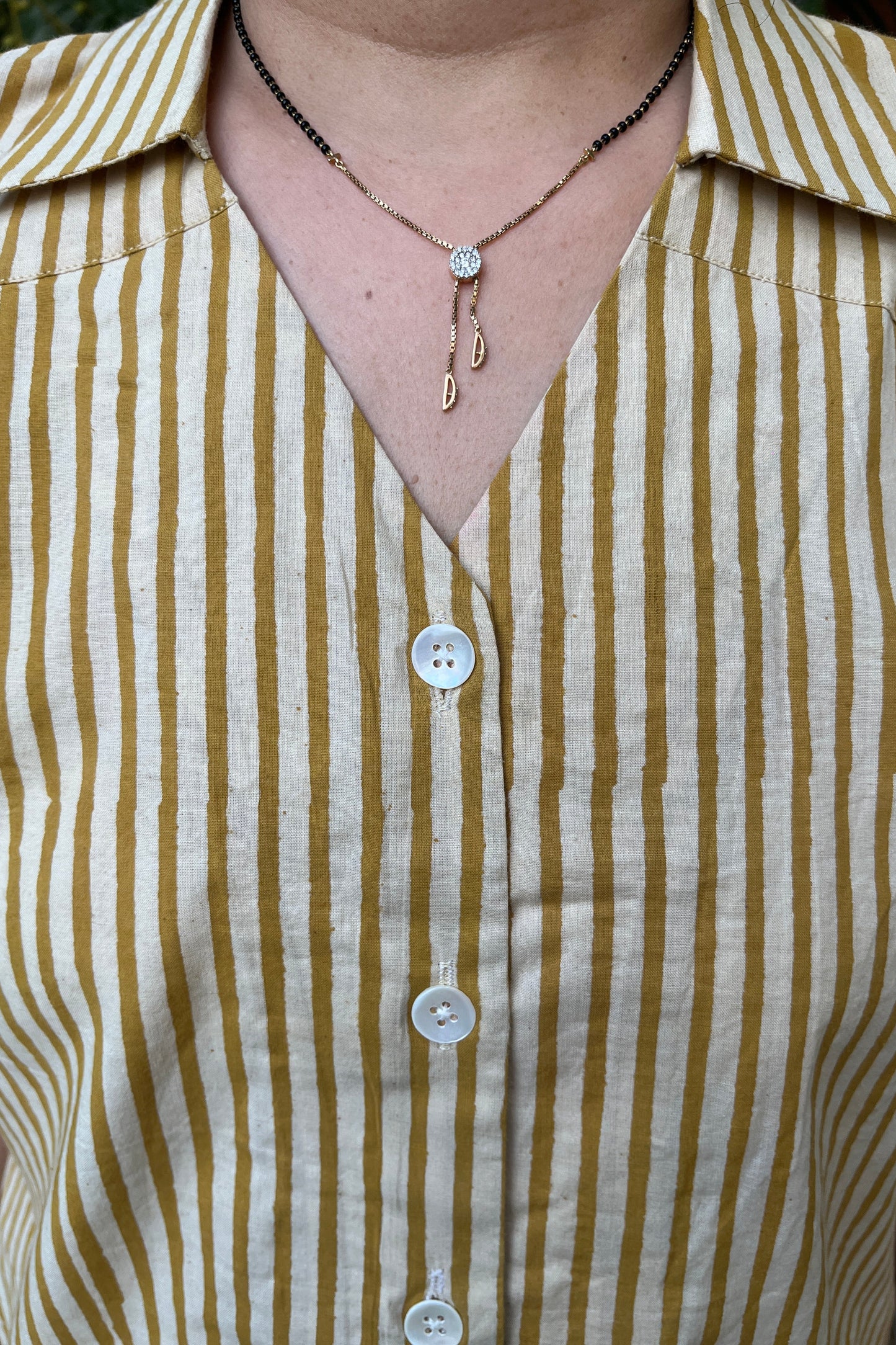 Sanya Block Printed Cotton Shirt