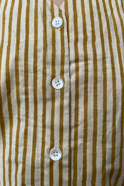 Sanya Block Printed Cotton Shirt