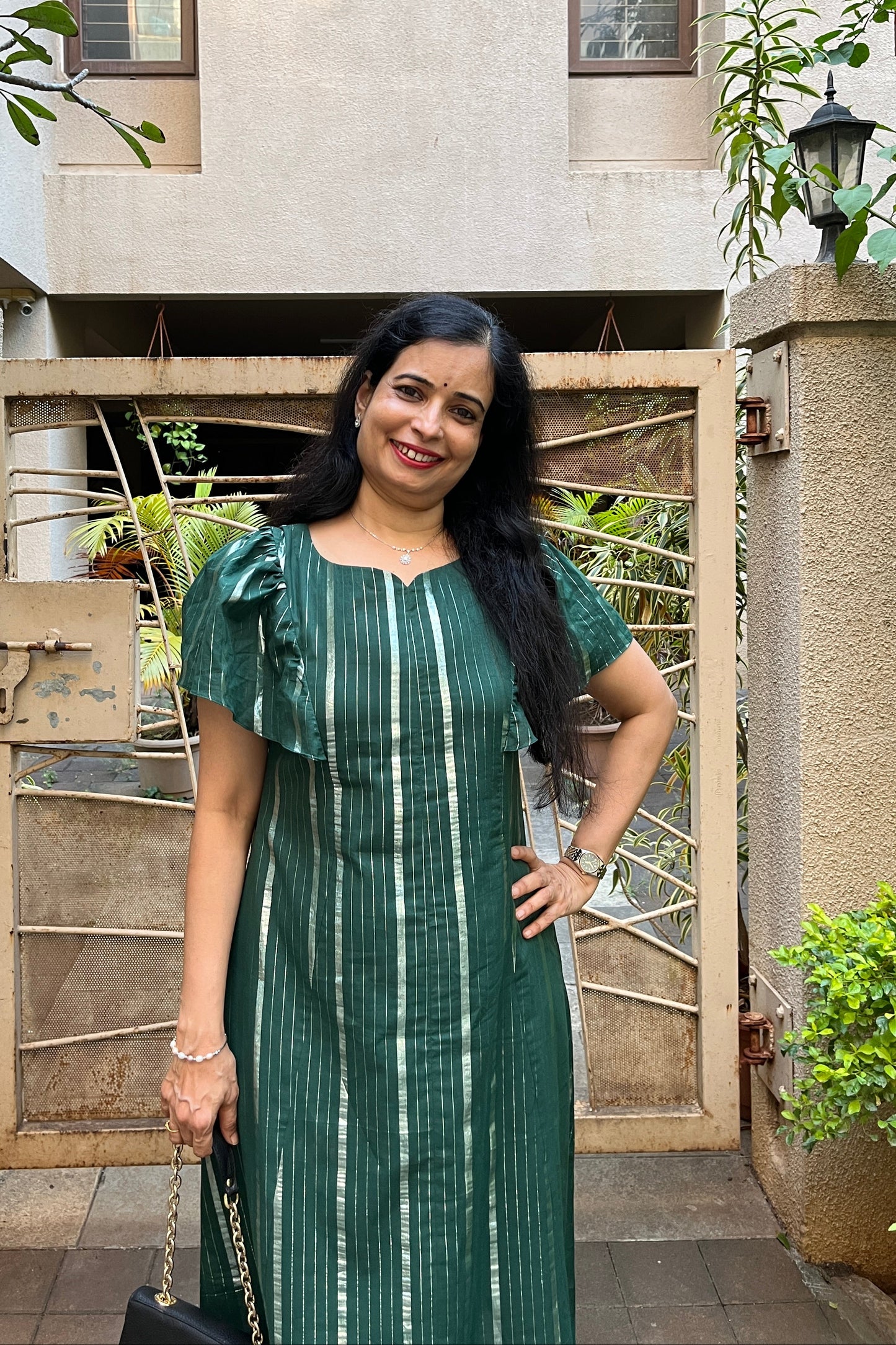 Rani Lurex Cotton Dress