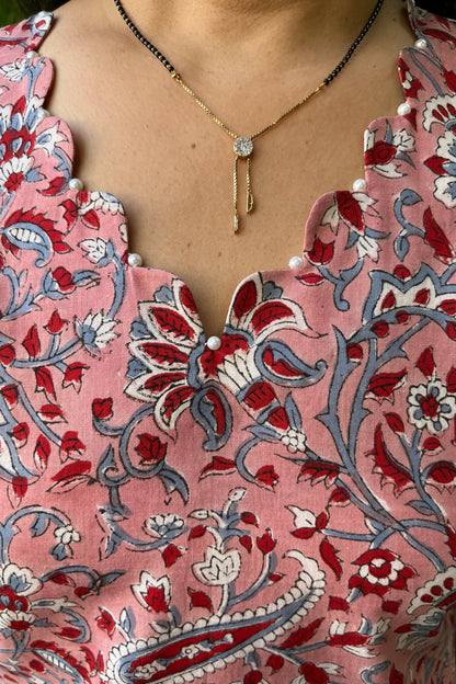 Sanika Block Print Cotton Kurta