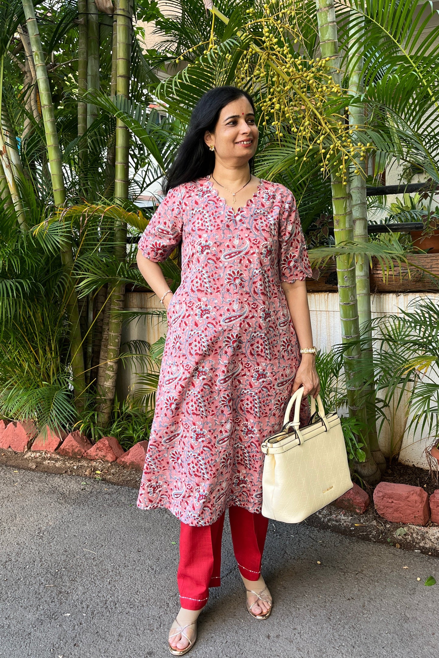 Sanika Block Print Cotton Kurta