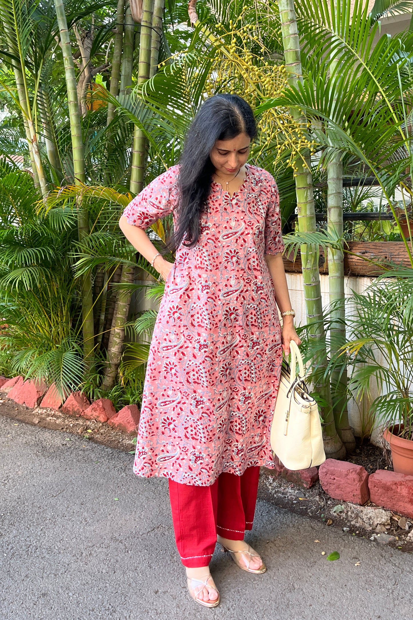 Sanika Block Print Cotton Kurta