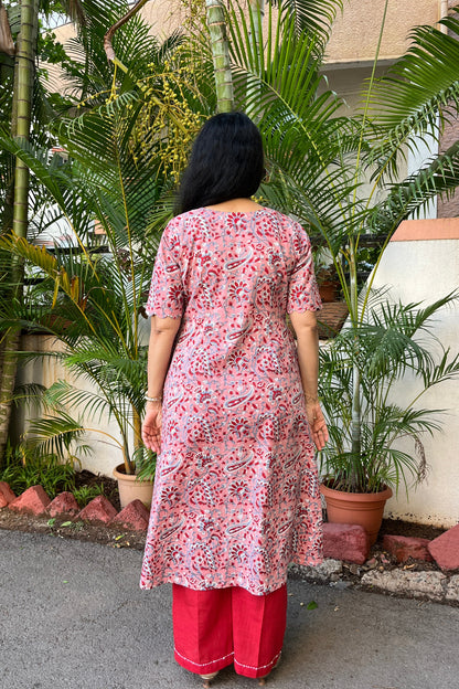 Sanika Block Print Cotton Kurta
