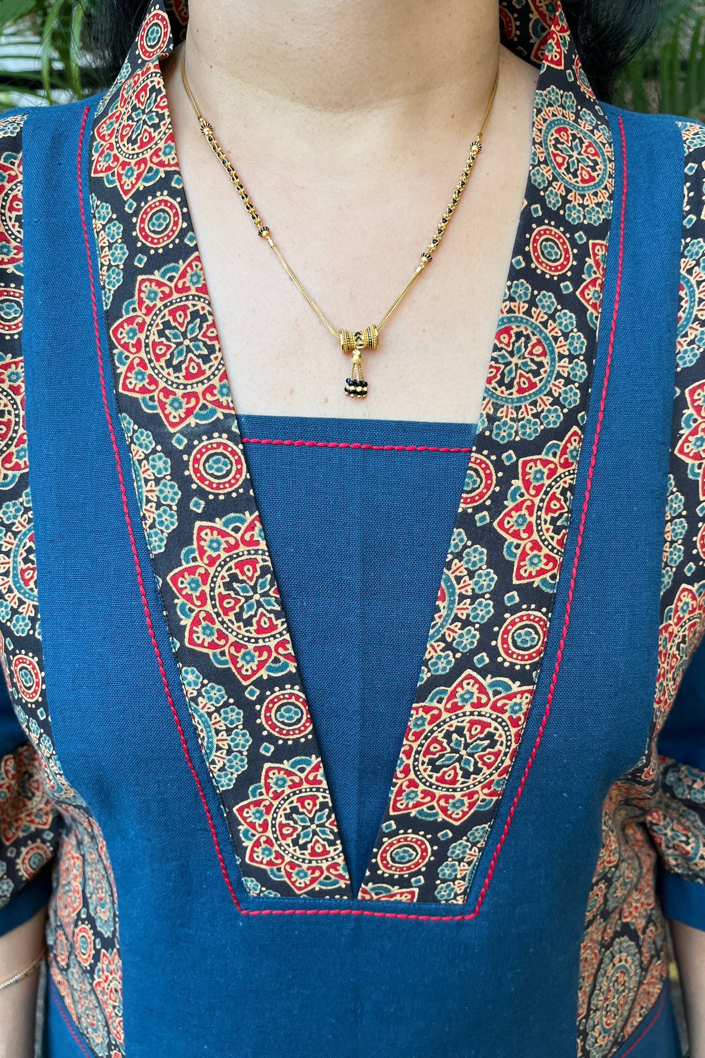 Lata Cotton Kurta (With Add - on Bottom )